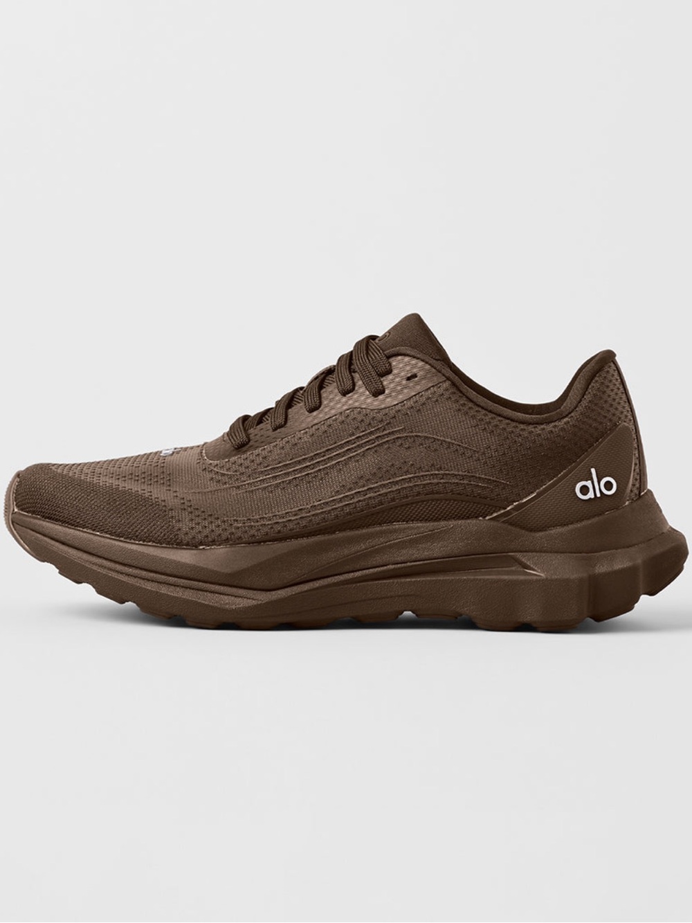 Alo Yoga Esspresso Running Sneakers size women’s 8 in excellent condition